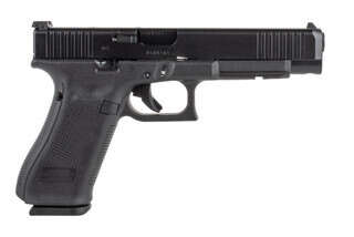 Glock 34 Gen5 9mm MOS 17 Round Pistol with slide serrations